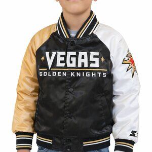Starter Vegas Golden Knights Satin Jacket Youth Small (8–10)